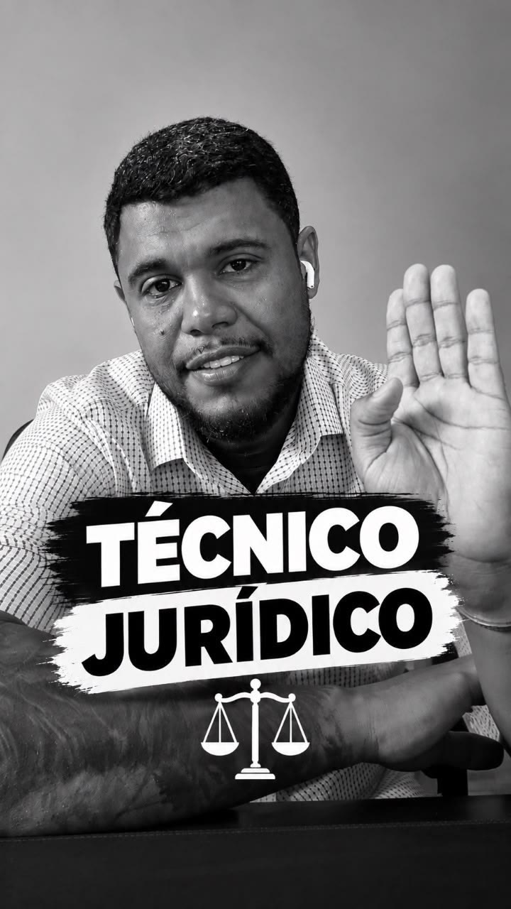 Pedro Gurgita em foto preto e branco com o título Técnico Jurídico